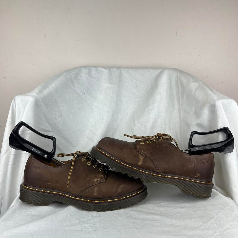 Dr. Martens 1561 Brown Leather Oxford Shoes Size 9